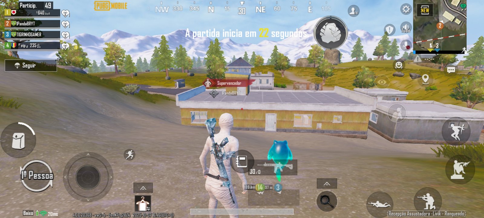 PUBG Mobile - Visão iPad 5
